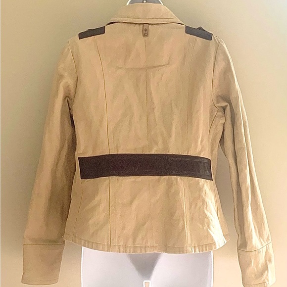 Mackage Double Closure Leather Trim Jacket - Picture 4 of 16